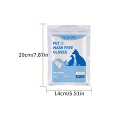 Pet Hair Remover Mitt Disposable Cleaning Gloves for Dogs and Cats