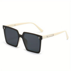 Square Frame UV Protection Sunglasses With Case