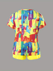 Tie Dye Tee & Shorts Pajama Set