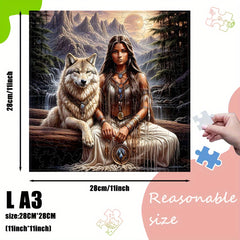 Wooden Animal Puzzles for Family Fun Christmas Halloween Birthday Adult Relax
