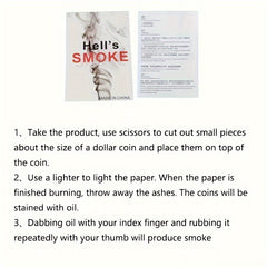 6pcs Finger Smoke Magic Props Creative Performance Paper