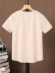 Boys Preppy Short Sleeves Shirt Summer Clothes
