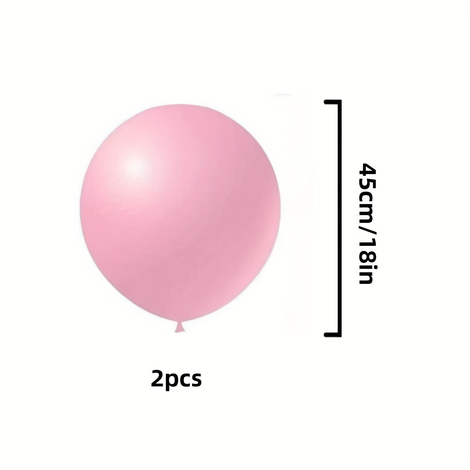 2pcs 18in Macaroon Colorful Balloons for Photoshoot Wedding Birthday Party