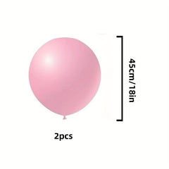 2pcs 18in Macaroon Colorful Balloons for Photoshoot Wedding Birthday Party