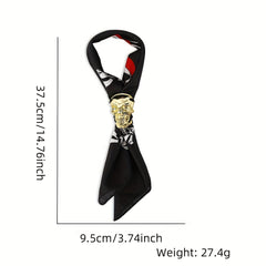 Boys Halloween Skull Buckle Tie Party Decoration