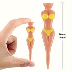 3pcs Plastic Golf Tee Ball Holder Women Indoor Outdoor Training