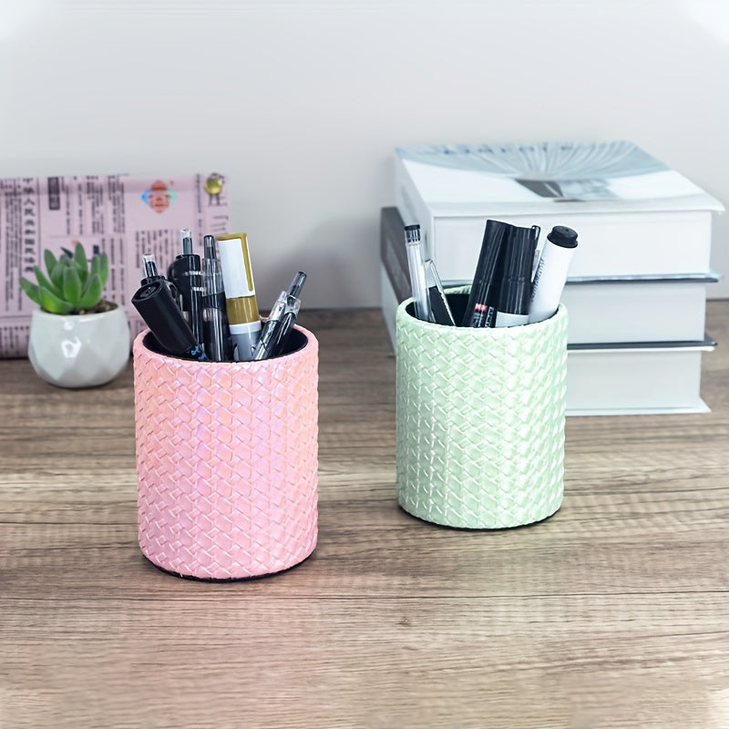 Creative Pen Holder Large Capacity Colored Pencil Bag