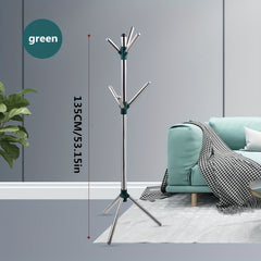 Stainless Steel Coat Rack Floor standing Clothes Hanger