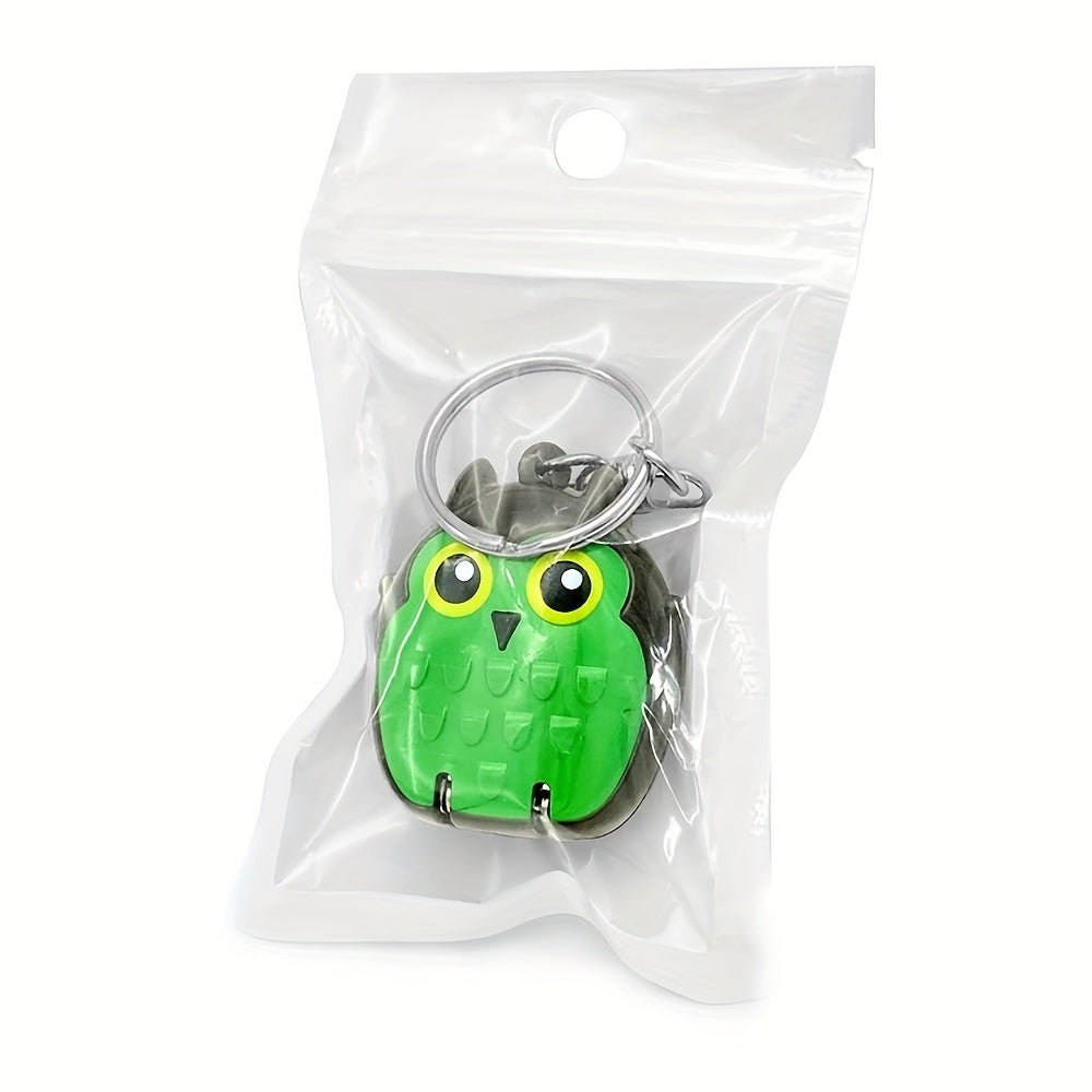 Owl Shape Nail Clippers Stainless Steel Toenail Trimmer Cutter Keychain
