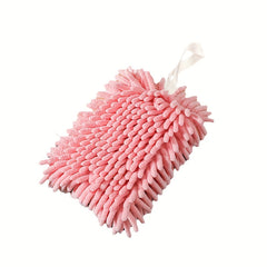 Chenille Hanging Towel for Quick Drying Hands Thick Absorbent Wash Cloth