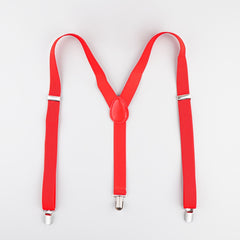 Adjustable 1" Wide Y Shape Suspenders for Men