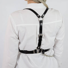 Punk Chain Fringe Harness Belt Rivet Body Harness Corset Belt