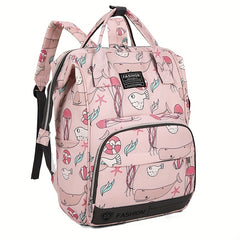 Printed Mommy Bag Large Capacity Diaper Bag