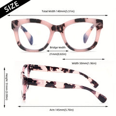 3 Pairs Men's Anti Light Glasses with Bag & Cloth