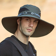 Breathable Sunscreen Fishing Hat with Large Eaves