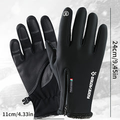 Winter Warm Windproof Waterproof Touch Screen Sports Gloves