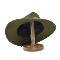 Feather Army Green Hat Western Cowboy Hat Sun Hat Men's And Women's Hats