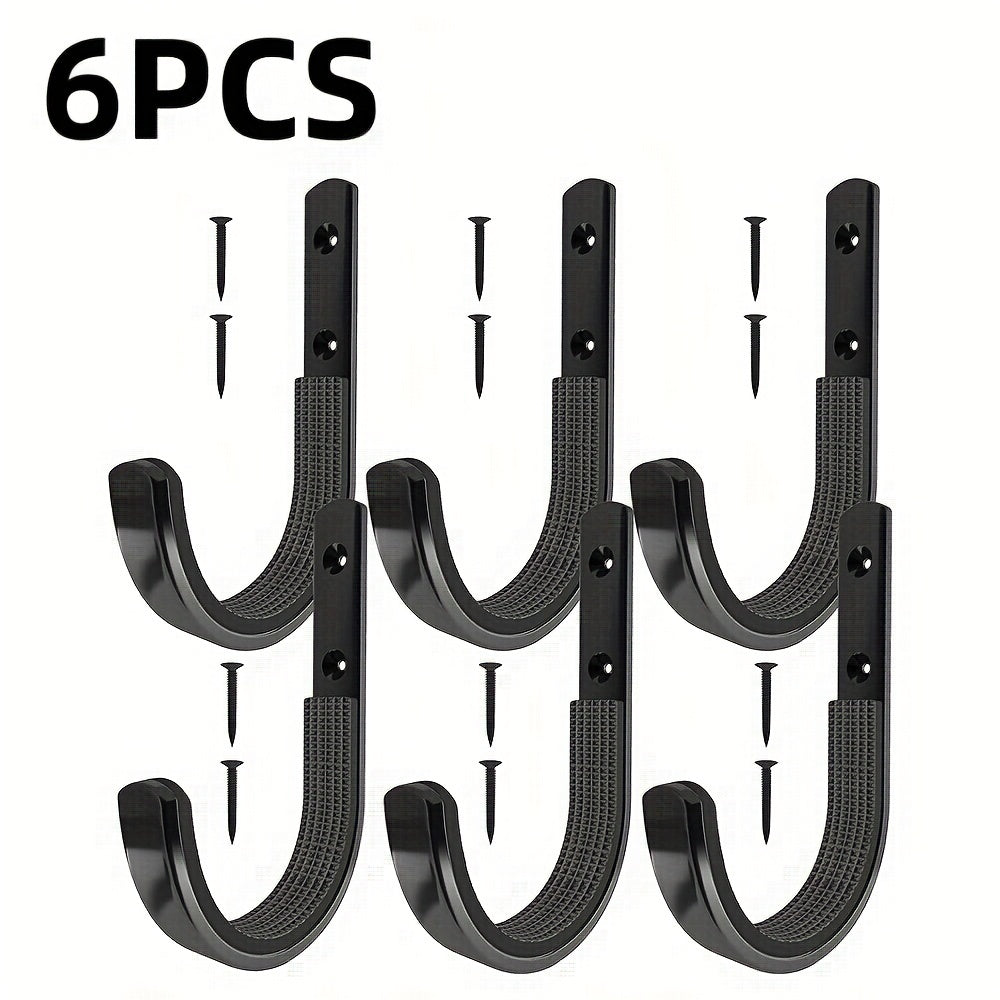 6pcs Tactical Rack Storage Hooks Wall Mount Hangers for Archery Bow
