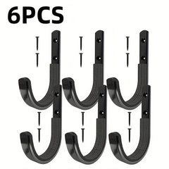 6pcs Tactical Rack Storage Hooks Wall Mount Hangers for Archery Bow