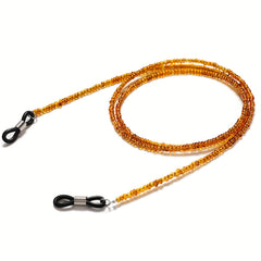 Men's Amber Beaded Glasses Chain