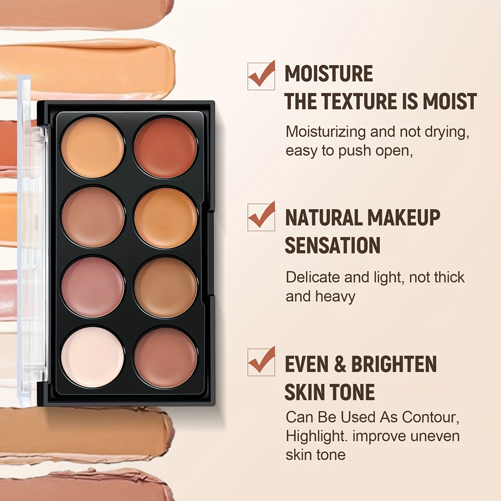 Creamy Concealer Palette for Perfect Radiant Look