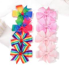 2pcs Candy Bow Hair Clips for Kids
