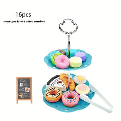 Kids Toy Tea Set & Coffee Machine - Great Gift for Boys and Girls