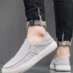 Men's Lightweight Canvas Loafers Slip-On Shoes