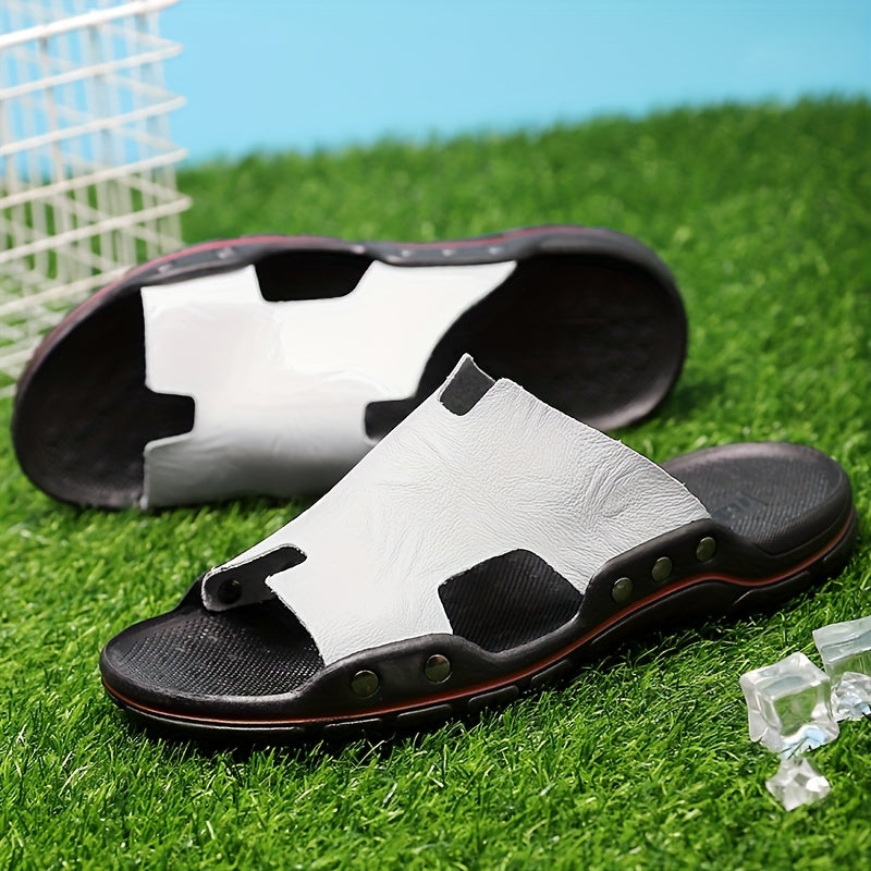 Men's Wear-Resistant Non-Slip Slides Indoor/Outdoor