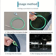 Long Flexible Drain Brush for Cars and Appliances