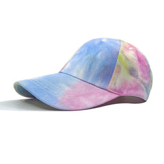 Unisex Tie Dye Baseball Cap Adjustable Relaxed Fit