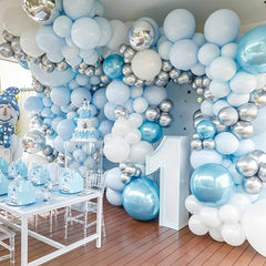 Pastel Balloons Garland Arch Kit 85pcs Different Sizes Matte Latex Balloons