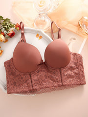 Lace Push Up Bra Comfortable & Stylish Bow Tie Women's Lingerie