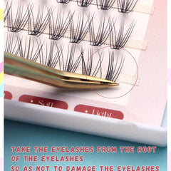 60 Cluster Lashes 0 01 C Curl Faux Mink Eyelash Extensions