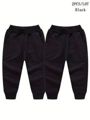 Boys Casual Active Sweatpants Elastic Waist Sports Pant