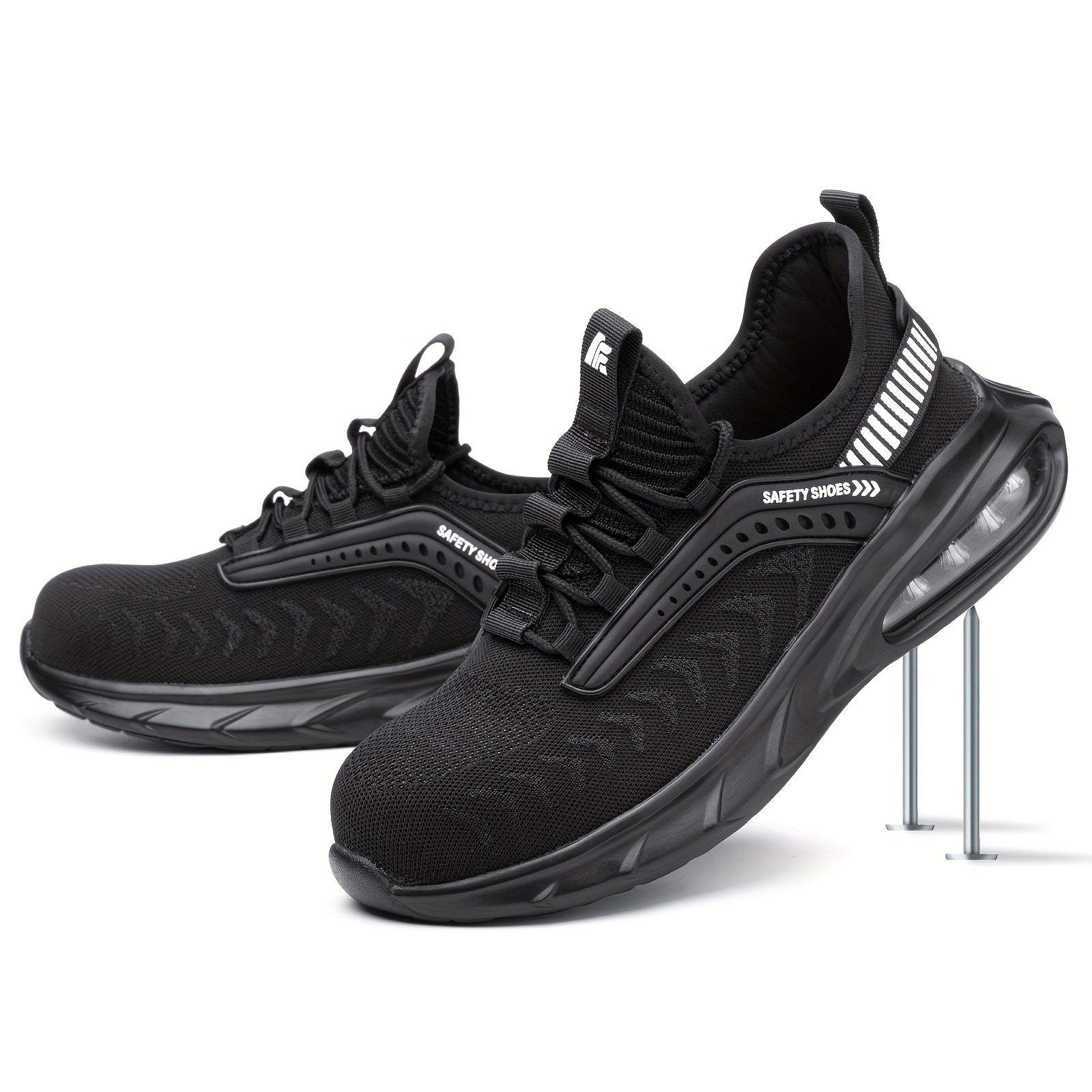 Breathable Steel Toe Anti Smashing Work Safety Shoes