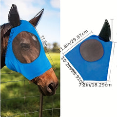 Durable Horse Fly Mask with Eyes and Ear Protection