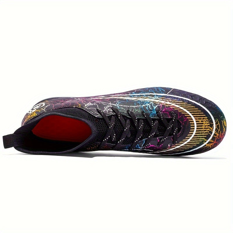 Boy's High Top Non Slip AG Football Cleat