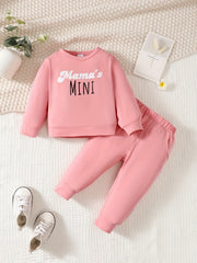 Mama's Mini Long Sleeve Top Pants Set