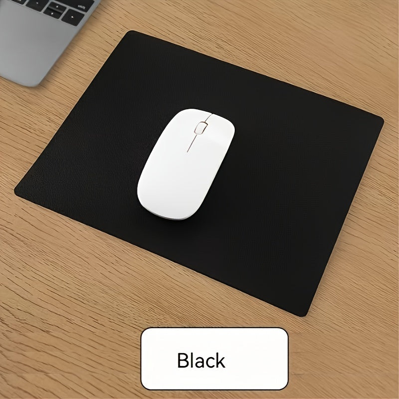 Gaming Mouse Pad with Wrist Guard Faux Leather Waterproof