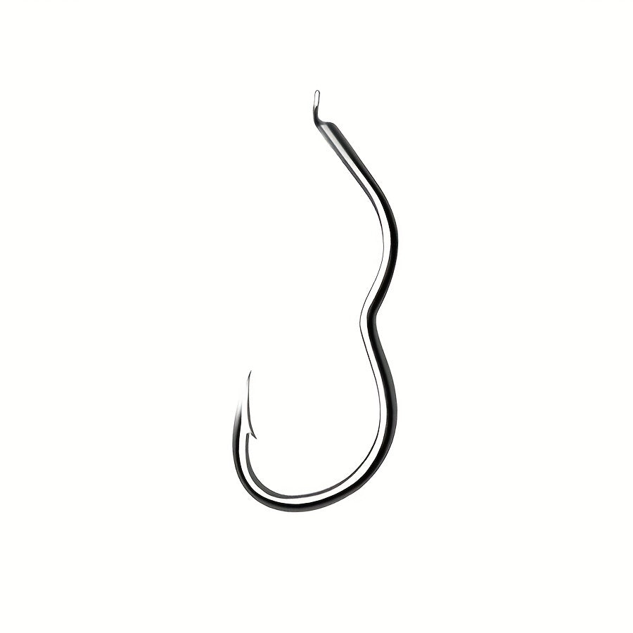 12pcs High Carbon Steel Fishing Hook for Carp Fishing Sizes 0-13