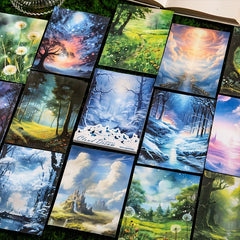 Fun & Creative Cloud Dream Landscape Journal Stickers