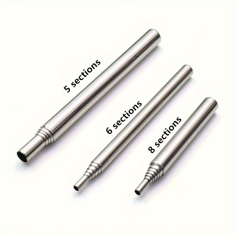 Stainless Steel Retractable Blowpipe for Outdoor Camping