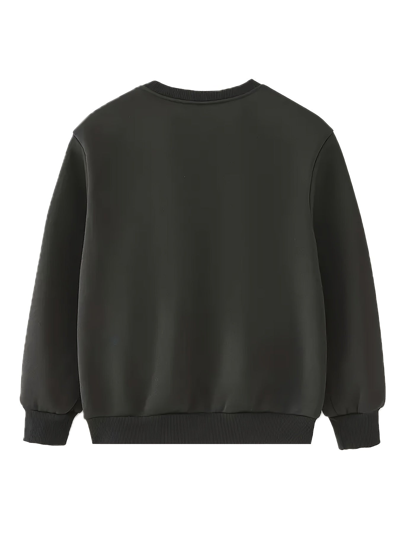 Fancy Smile Face Print Boys Long Sleeve Sweatshirt