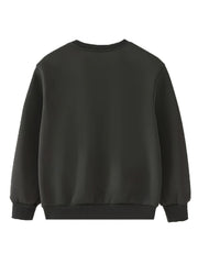 Fancy Smile Face Print Boys Long Sleeve Sweatshirt