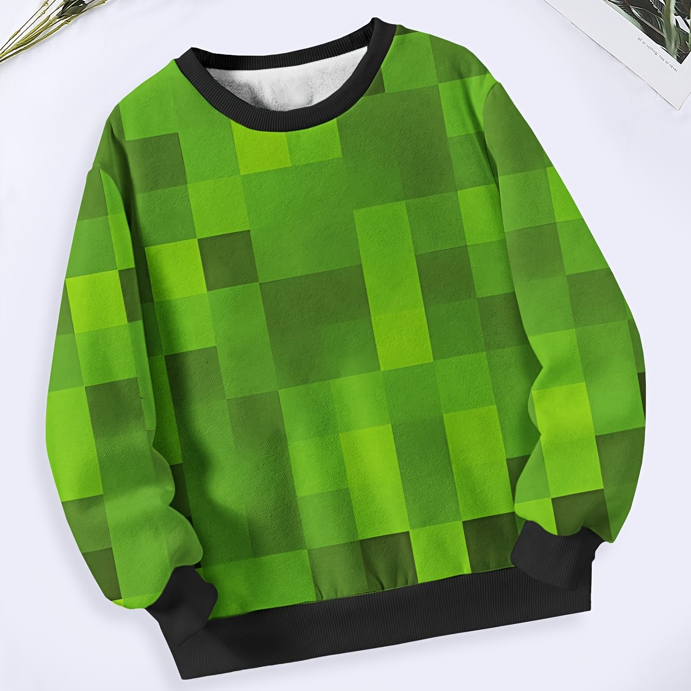 Kids Crew Neck Sweatshirt Spring Fall Sports Gift