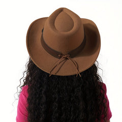 Vintage Western Bull Head Fedora Cap