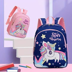 Kids Cartoon Pony School Bag Casual Waterproof Backpack