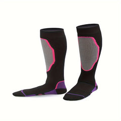 Kids Skiing Socks Thickened Breathable Quick Drying Non Slip Sweat Absorbing