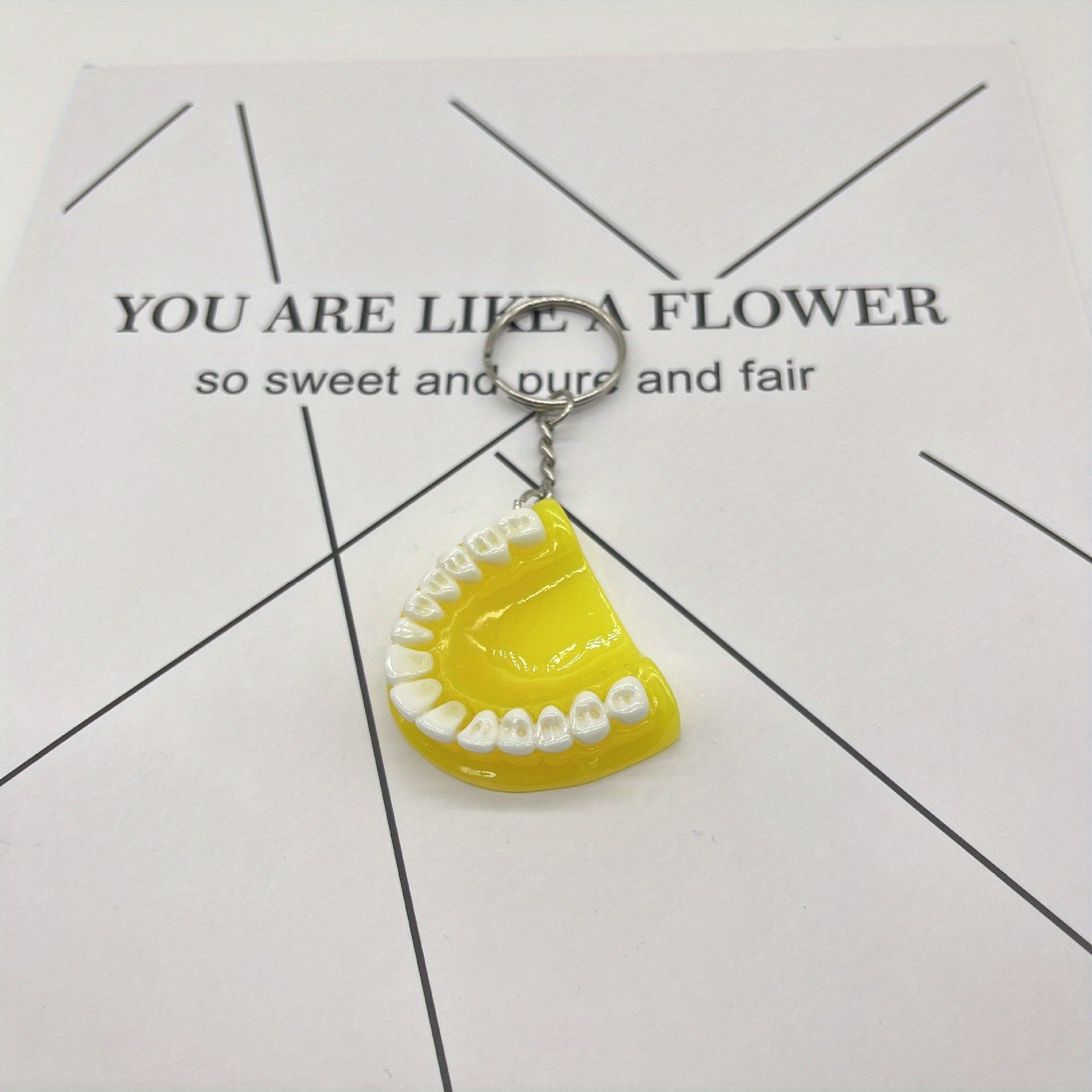 Colorful Teeth Keychain for Men